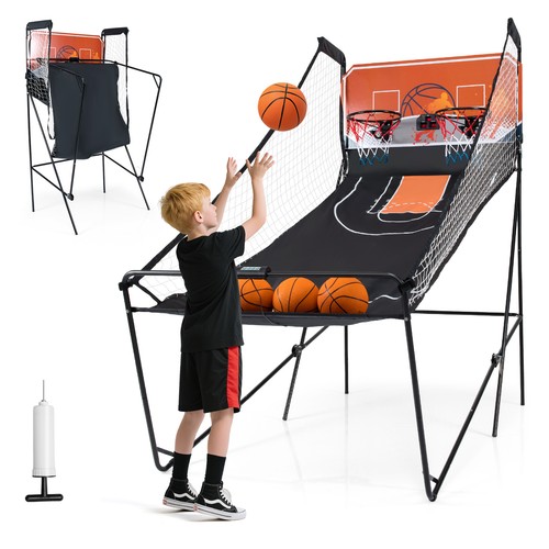 Costway foldable basketball - foldable,