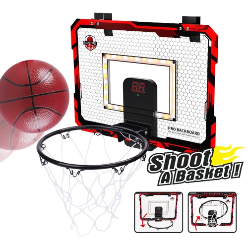 Mini basketball hoop ring door - basketball,
