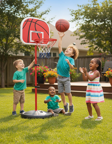 Kids adjustable basketball - adjustable,